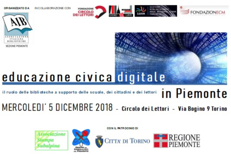 Convegno educazione civica digitale in Piemonte | Notizia Riconnessioni